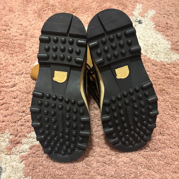 Sorel Caribou Mens 14 Waterproof Snow Boots Buff Winter Cold Weather NM1000-281 - Picture 6 of 11